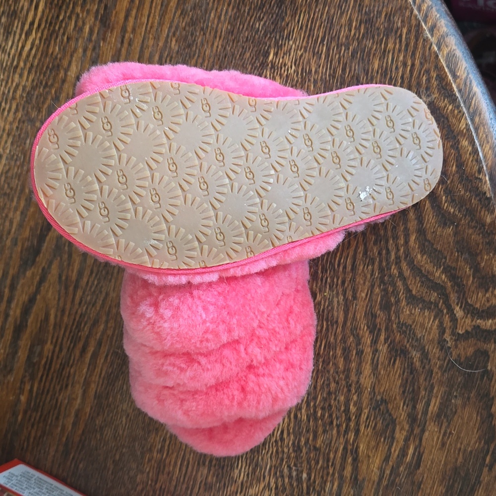 UGG lamb fur slippers kids 12 - Picture 3 of 3